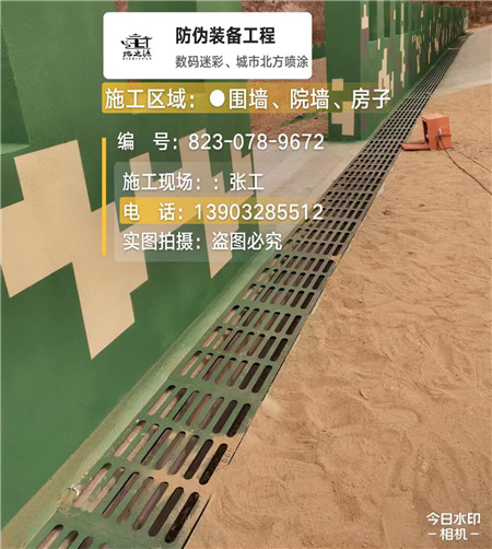 岳阳 例如在抖音上有“迷彩墙，外围墙面挡 - 星空数码迷彩漆施工队