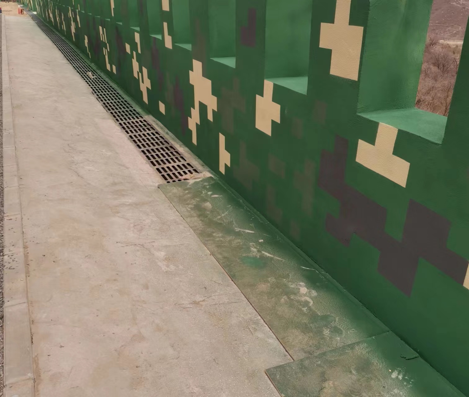 岳阳围墙迷彩喷涂,数迷彩漆